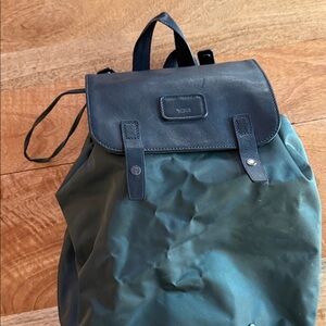Tumi Dark Green Backpack